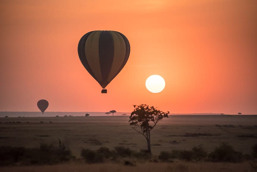 Hot Air Balloon Safari